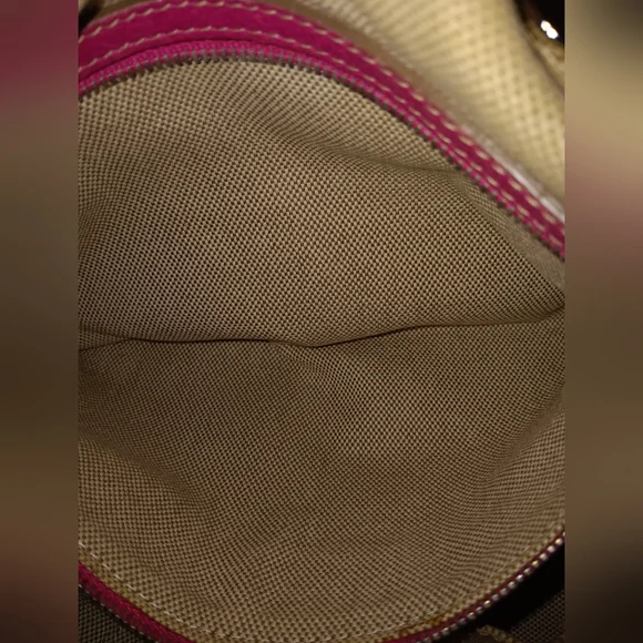 Christian Dior Lady Rare Pink Canvas And Leather Bag - Picture 8 of 8
